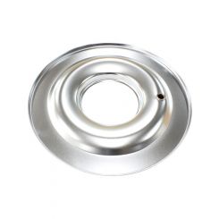 Aeroflow 14in Air Cleaner Base Only Chrome For 5-1/8in Neck Carb