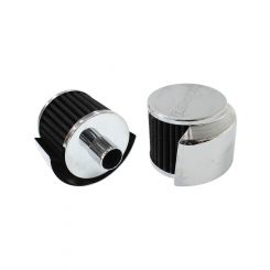 Aeroflow Push In Breather With Shield 1" 25.4mm Flange ID