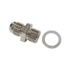 Aeroflow 9/16"-18 Npsm Short To -6AN With Crush Washer