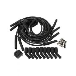 Aeroflow Xpro Universal 8.5mm V8 Ignition Lead Set Black