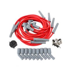 Aeroflow Xpro Universal 8.5mm V8 Ignition Lead Set Red