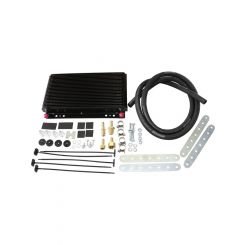 Aeroflow Oil Cooler Kit 3/8" Barb, 11" X 6" X 1-1/2"