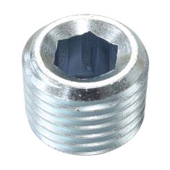 Aeroflow 3/8" Npt Port Plug Steel Zinc