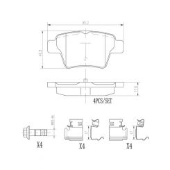 Brembo Ceramic Brake Pads