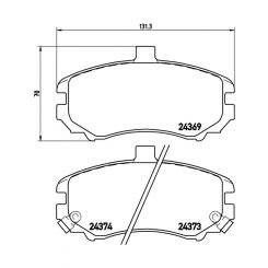 Brembo Ceramic Brake Pads