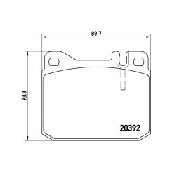 Brembo Ceramic Brake Pads