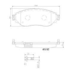 Brembo Ceramic Brake Pads