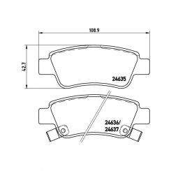 Brembo Ceramic Brake Pads