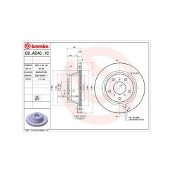 Brembo Disc Brake Rotor (Single) 289mm