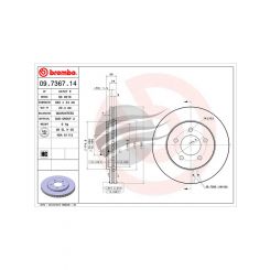 Brembo Disc Brake Rotor (Single) 282mm