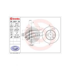 Brembo Disc Brake Rotor (Single) 239mm