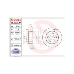 Brembo Disc Brake Rotor (Single) 260mm