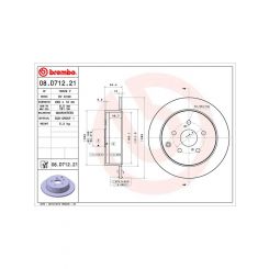 Brembo Disc Brake Rotor (Single) 298mm