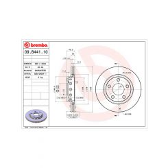 Brembo Disc Brake Rotor (Single) 269mm