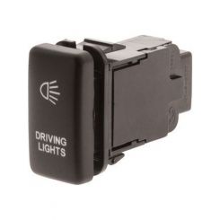 Hulk 4x4 Push Button Switch Driving Light Blue 12 Volt, 3 Amp