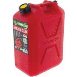 Hulk 4x4 Fast Flow Plastic Fuel Can 10L Unleaded Red