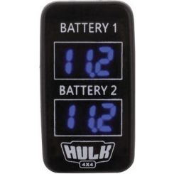 Hulk 4x4 Switch Push Button On / Off 12 Volt Blue