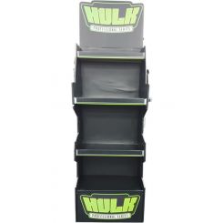 Hulk 4x4 Battery Charger Merchandiser, 4X Shelves