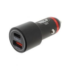 Hulk 4x4 Dual Usb In Car Socket Charger Port 1: Type C Port 2: Qc3.0