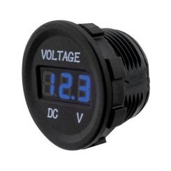 Hulk 4x4 DC Voltmeter Illumination Colour Blue 12 - 24 Volt DC
