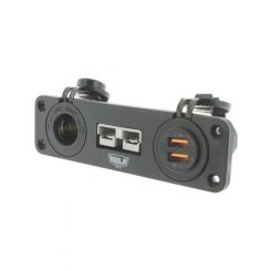 Hulk 4x4 Triple Flush Mount Housing 50A Ando Style Plug Acc Socket Usb