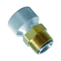 Alemlube Male 1" x Female 1" Single Plane Diesel Nozzle Inlet Swivel 