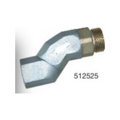 Alemlube Male 1" x Female 1" Dual Plane Diesel Nozzle Inlet Swivels 