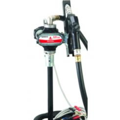 Alemlube 12V 75LPM High Volume Diesel Drum Fuel Pump Kit with Nozzle