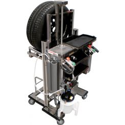 Alemlube Express Service Maintenance Trolley. Stainless Steel Rollers 