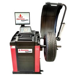 Alemlube Automatic Wheel Balancer with 17" High Resolution LCD