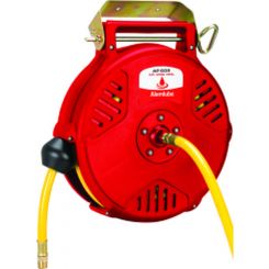 Alemlube Plastic Air Hose Reel 6mm x 9m. Inlet/Outlet: 1/4" Bspm 