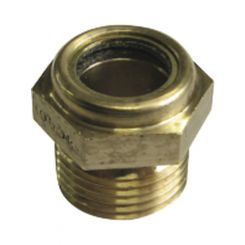 Alemlube Oil Windows Screw Brass Perspex Style BW 1/2" Bsp Reflec 