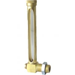 Alemlube Oil Level Sight Gauges Style FGM 1/4" Bsp 200mm 