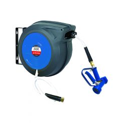 Alemlube EL Series Hot Water Hose Reel with Nozzle 