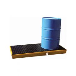 Alemlube Spill Container-Modular Work floor 2 Drums 