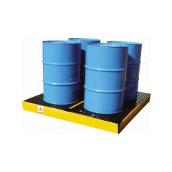 Alemlube Spill Container-Modular Work floor 4 Drums 