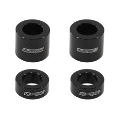 Aeroflow Billet Bolt Spacers M8 5/16 Black Pack Of 4