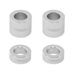 Aeroflow Billet Bolt Spacers M10 Silver 3/8 Pack of 4