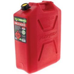 Hulk 4x4 Fast Flow Plastic Fuel Can Unleaded Red 20 Litres