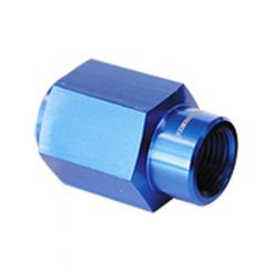 Aeroflow Fuel Pressure Gauge Adapter -4 Female to 1/8" NPT Blue