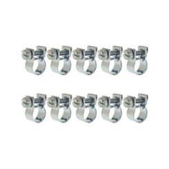 Icon Hose Clamp Nut/Bolt Zinc Plated 9-11mm Pack of 10