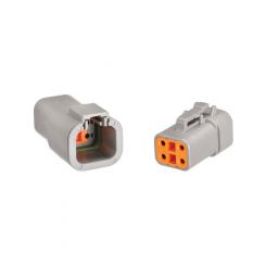 Narva 4 Way Dtp Deutsch Connector Kit Blister Pair Male/Female