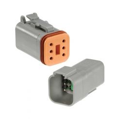 Narva 6 Way Dt Deutsch Connector Kit (Blister Pair - Male/Female)
