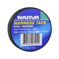 Narva 19mm Pet Fleece Harness Tape Black 1 Roll