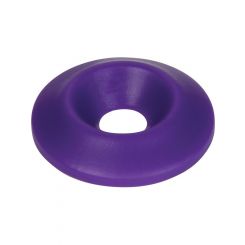 Allstar Countersunk Washer 1/4" ID 1" OD Plastic Purple Set of 50