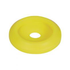 Allstar Body Bolt Washer 1/4" ID 1" OD Plastic Neon Yellow Pack 10