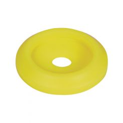 Allstar Body Bolt Washer 1/4" ID 1" OD Plastic Neon Yellow Pack 50