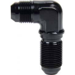 Allstar Bulkhead 90° 16 AN Male to 16 AN Male Black