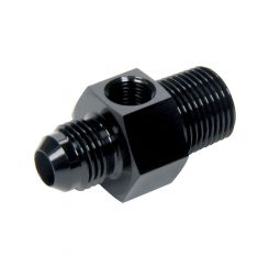 Allstar Gauge Adapter Straight 6 AN Male to 3/8" NPT Male 1/8" NPT