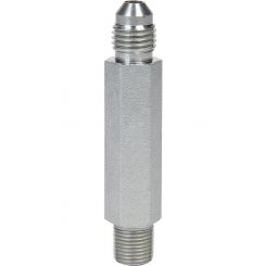 Allstar Fitting Adapter Tall Straight 4 AN Male to 1/8" NPT Male Zinc